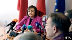 Пресконференция на лидера на БСП Корнелия Нинова, 15 май 2023 г.