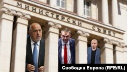 Лидерите на ГЕРБ, ДПС и ИТН - Бойко Борисов, Делян Пеевски и Тошко Йорданов, колаж.