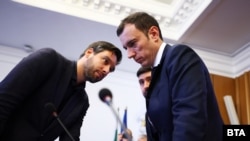 Борис Бонев и Васил Терзиев. Снимката е архивна