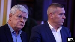 Досегашният министър на земеделието Кирил Вътев (вляво) и предложеният да го замени Георги Тахов