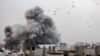 Дим се издига след израелски удари в Газа, 9 октомври 2023 г.