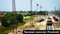 Гарата в Оризово в процес на ремонт