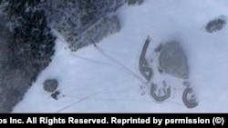 Руска мобилна балистична ракетна система с малък обсег 9K720 "Искандер", разположена в Брянска област в Русия