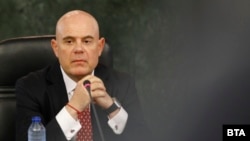 Главният прокурор Иван Гешев по време на второто си "изявление" срещу "политическия боклук".
