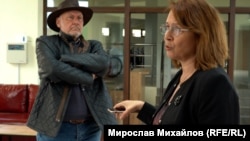 Кметицата на Казанлък Галина Стоянова и консултантът на "Светът на траките" проф. Николай Овчаров.