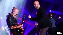 Димитър Кърнев и Деян Каменов - Дидо на юбилейния концерт.