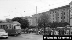 Снимка от София през 1966 г.