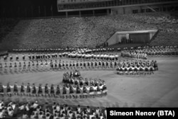 Момент от откриването на фестивала на 28 юли 1968 г. Снимка: Симеон Ненов, БТА.