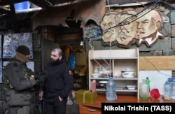 Бойци от международната проруска бригада "Пятнашка", заснети край Авдиивка на 27 октомври 2023 г.