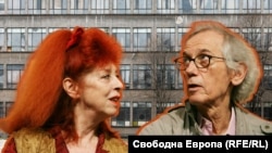 Кристо и съпругата му Жан-Клод