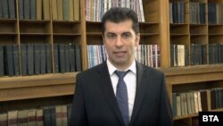 Кирил Петков по време на посещението си в САЩ