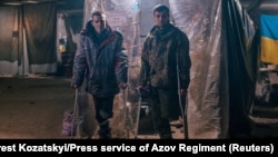 Ранени украински войници