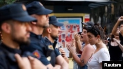 Протестиращи в Палма де Майорка