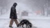 Мъж пресича улица в Сейнт Луис, Мисури, в началото на снежна буря, която идва с най-ниските температури за последното десетилетие. Освен Мисури, още 6 щата обявиха извънредно положение заради снега – Канзас, Кентъки, Вирджиния, Западна Вирджиния, Арканзас и части от Ню Джърси.