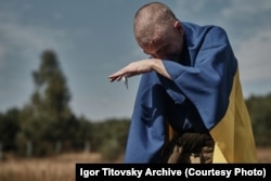 Игор Титовски след завръщането си в Украйна.