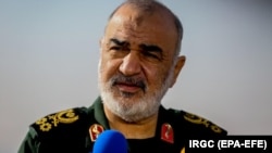 Началникът на Корпуса на гвардейците на Ислямската революция (КГИР) Хосеин Салами, 2021 г.