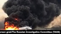 41 души загиват, когато този SSJ-100 се запалва след катастрофа по време на кацане на летище Шереметиево, Москва, 5 май, 2019 г.