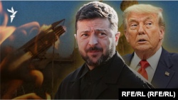 Украинският президент Володимир Зеленски и американският - Доналд Тръмп. Колаж