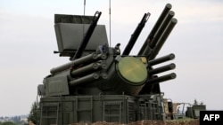 Руска система за противовъздушна отбрана "Панцир-С1"