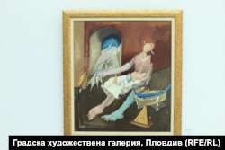 Картина от изложбата на Стойчев в ГХГ в Пловдив.