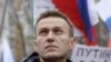 Russian opposition leader Alexei Navalny attends a rally in memory of politician Boris Nemtsov in Moscow