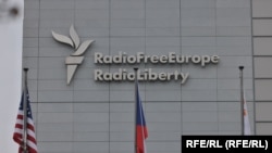 Централата на Радио Свободна Европа/Радио Свобода (RFE/RL) в Прага, Чехия.