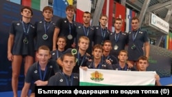 Българският отбор по водна топка до 16 г. получи сребро на Европейското първенство в Любляна, Словения, 13 юли 2025 г.