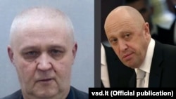 Снимката от паспорта на човека, влязъл в Литва под името Евгений Пригожин, и истинският Пригожин