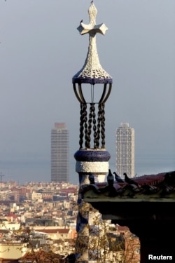 Снимка от въздуха на парка "Гюел"