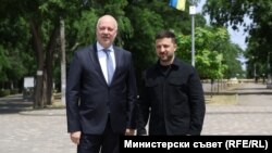 Росен Желязков и Володимир Зеленски