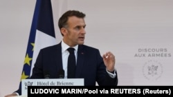 Президентът на Франция Еманюел Макрон