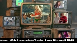 Колаж с кадри от български реклами със сексистки послания